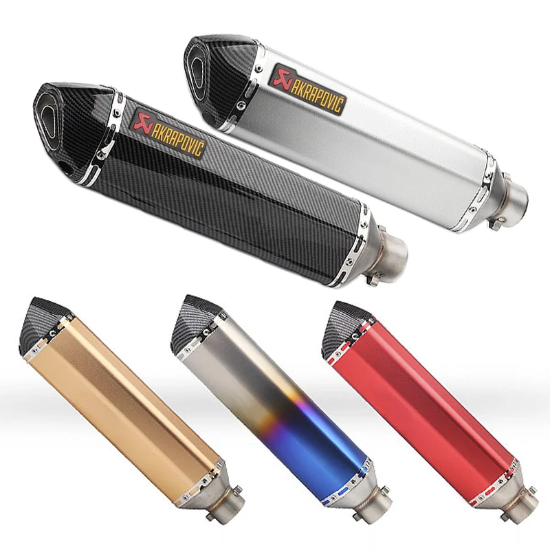 470 мм мотоцикл для Akrapovic выхлопная труба Escape универсальный скутер глушитель дБ убийца глушитель для Z250 MT-03 ATV Dirt Bike