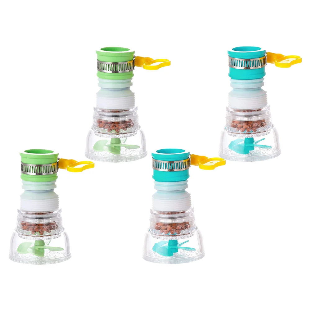 

4Pcs Practical Rotating Tap Filter Connection Extendable Kitchen Spray Head