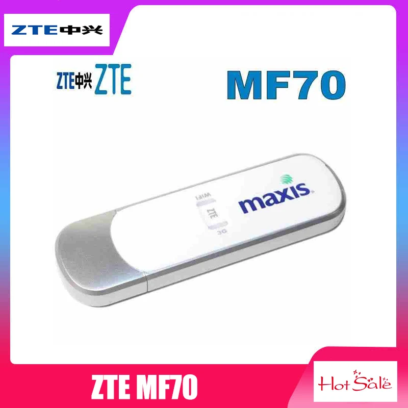 

Unlocked ZTE MF70 21Mbps 3G USB Dongle WiFi Mobile Broadband Stick Modem