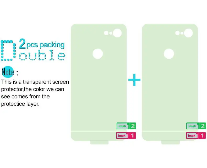 Imak 2 шт./упак. прозрачная Гидрогелевая пленка для Google Pixel3 3XL 3D полное покрытие Pixel 3