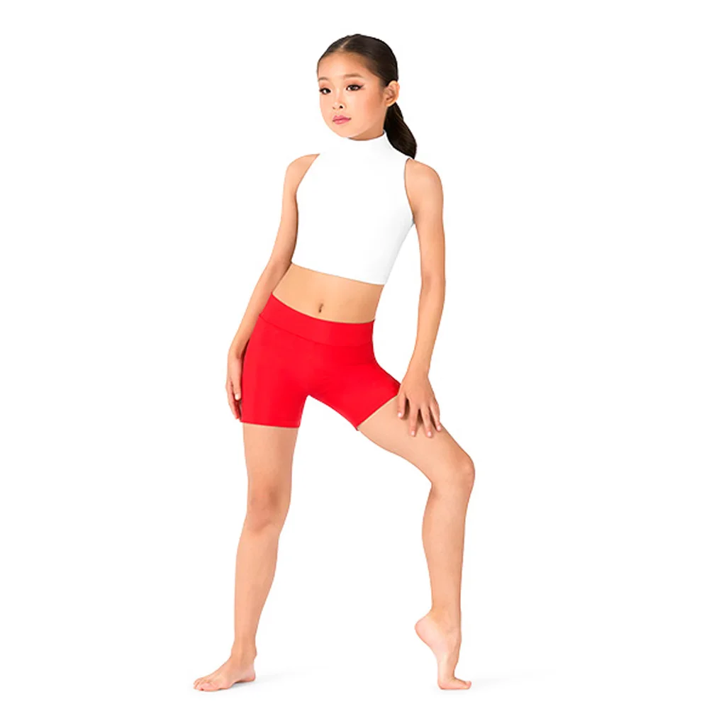 

Women High Waisted Lycra Spandex Girls Workout Dance Stage Performance Shorts
