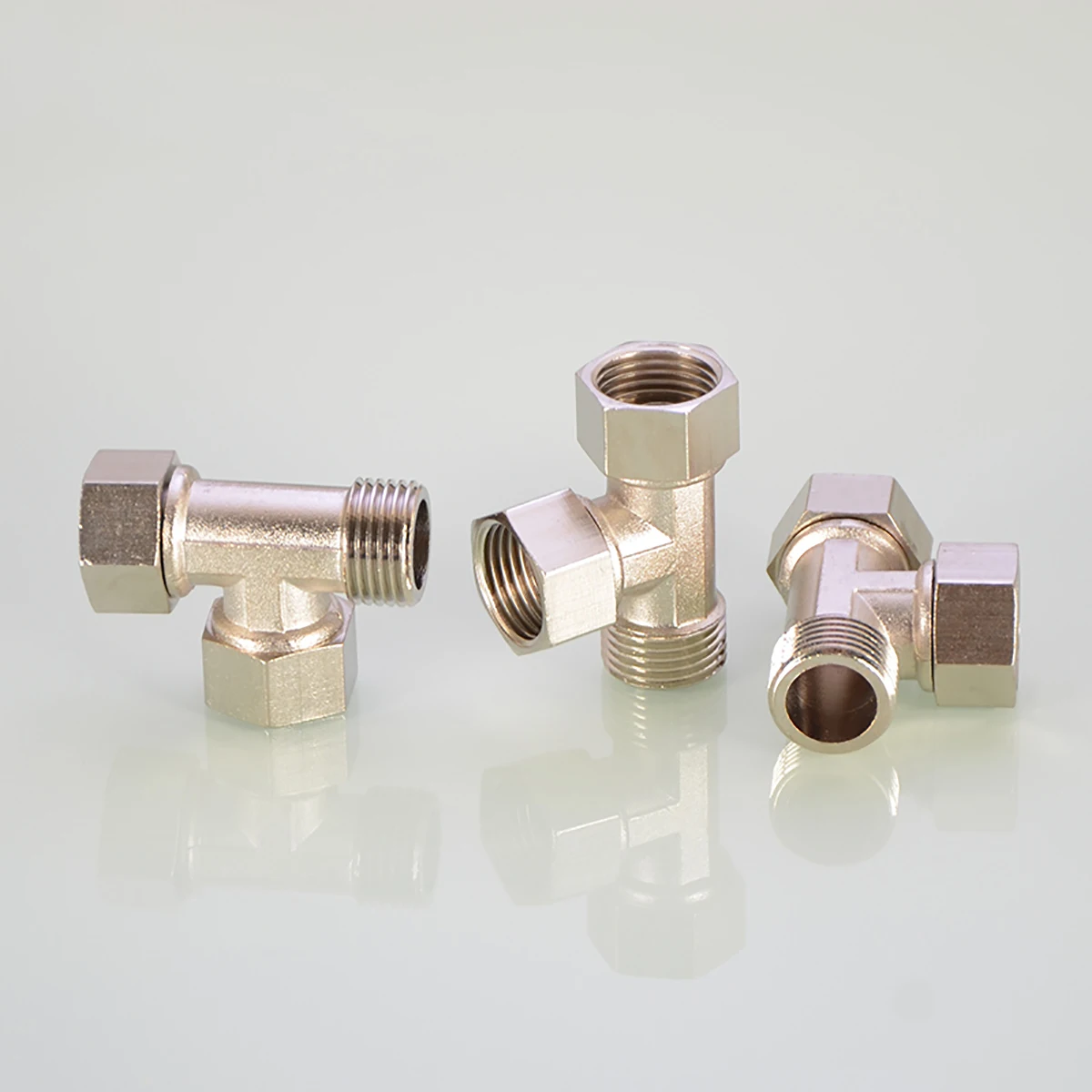 1/2 &quotНаружная/Внутренняя резьба никелированная латунная труба фитинги