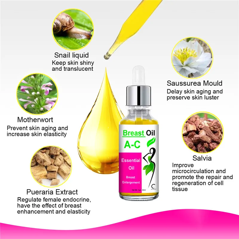 Массажное масло Minch для увеличения груди подтяжки ухода за грудью эфирное