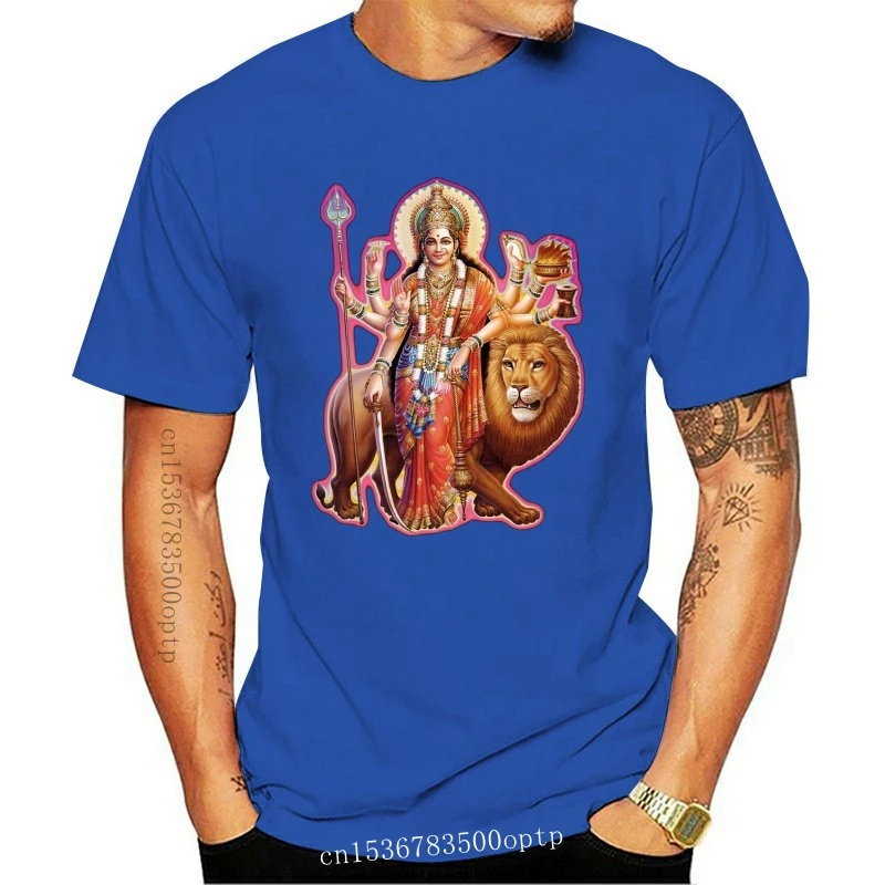 

DURGA T-shirt Kali Shiva Krishna Hinduism Yogaer Goddess Meditation Sleeve Tee Shirt Homme T Shirt Fashion Style