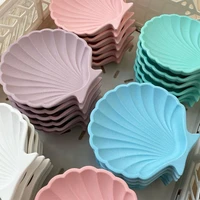 concrete mould shell shape storage tray cement silicone mold conch concrete jewelry storage tray mould