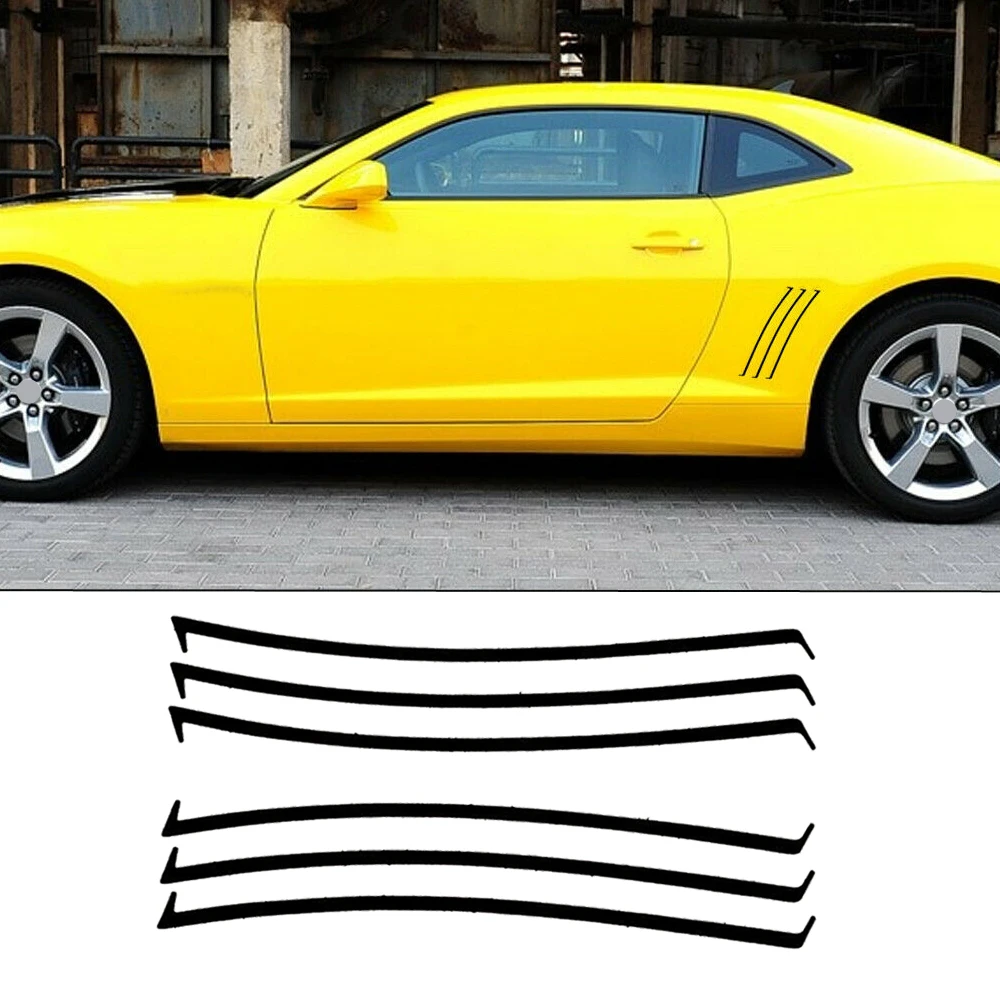 

6 шт., декоративные виниловые вставки для Chevrolet Camaro SS LS RS 5,3-2015