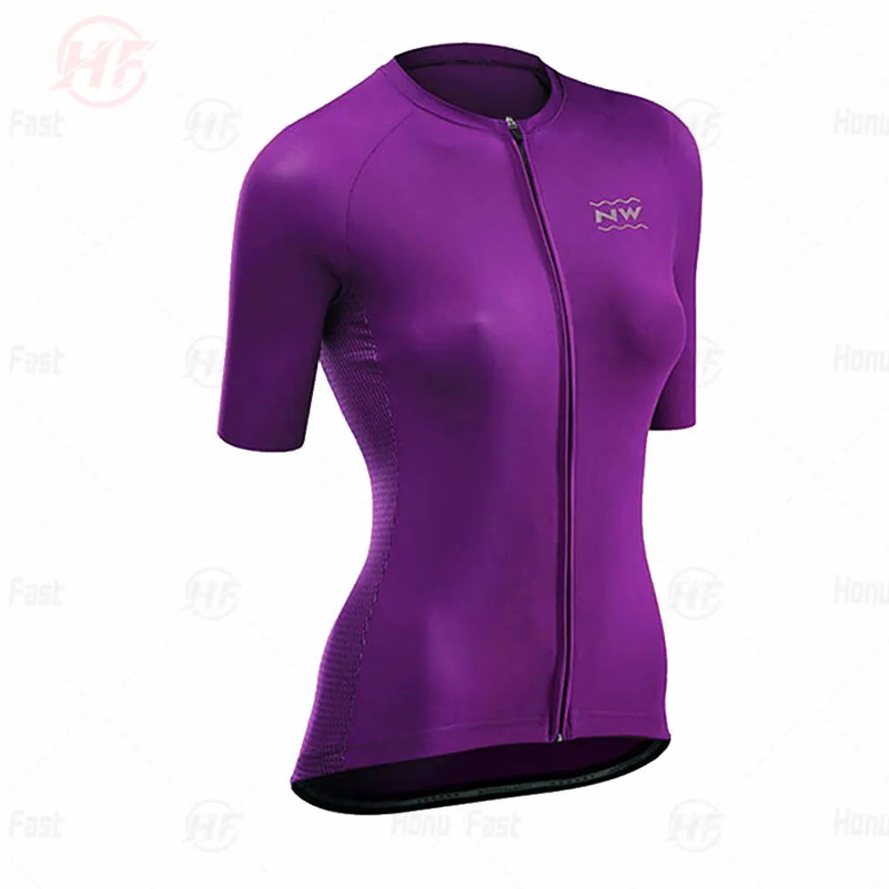 Женский трикотажный топ nw для велоспорта дышащая рубашка с коротким рукавом