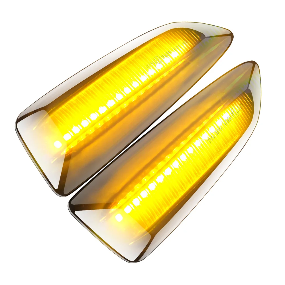 2 шт. желтый течет Боковой габаритный фонарь поворота светильник светодиодный
