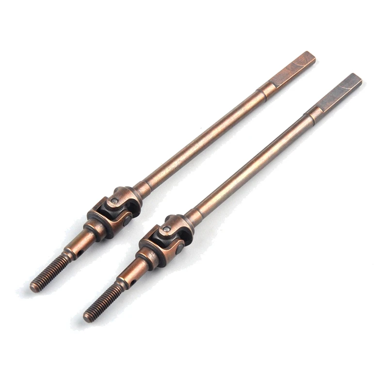 

2Pcs Hard Steel Rear Axle CVD Front Shaft Dogbone For 1/10 Rc Crawler Axial SCX10 II 90046 47 59 60