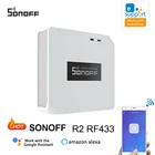 Умный шлюз SONOFF RF Bridge R2, 433 МГц, радиочастотный, Wi-Fi, поддержка детской безопасности, 3-радиочастотный датчик через eWeLink Alexa Google Home