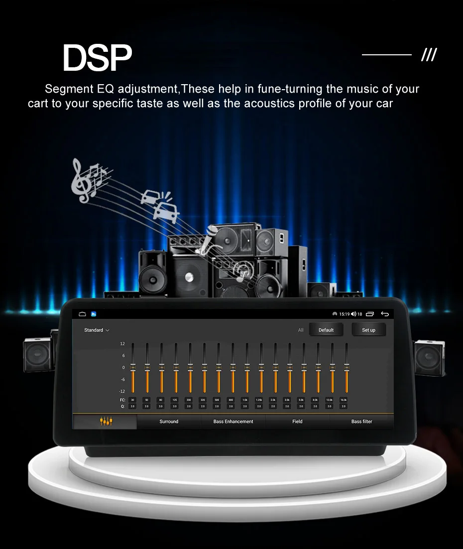 QLED экран DSP Android 10 Автомобильный мультимедийный радиоплеер для Mitsubishi Eclipse Cross 2018 -