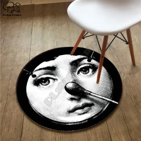Напольный коврик Lina Cavalieri нескользящий квадратный 3D для столовой гостиной мягкий