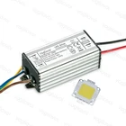 Воглибоovoi 50W драйвер для светодиодов 100-260V водонепроницаемый алюминий 3000K6500K для прожекторов Highbay DIY