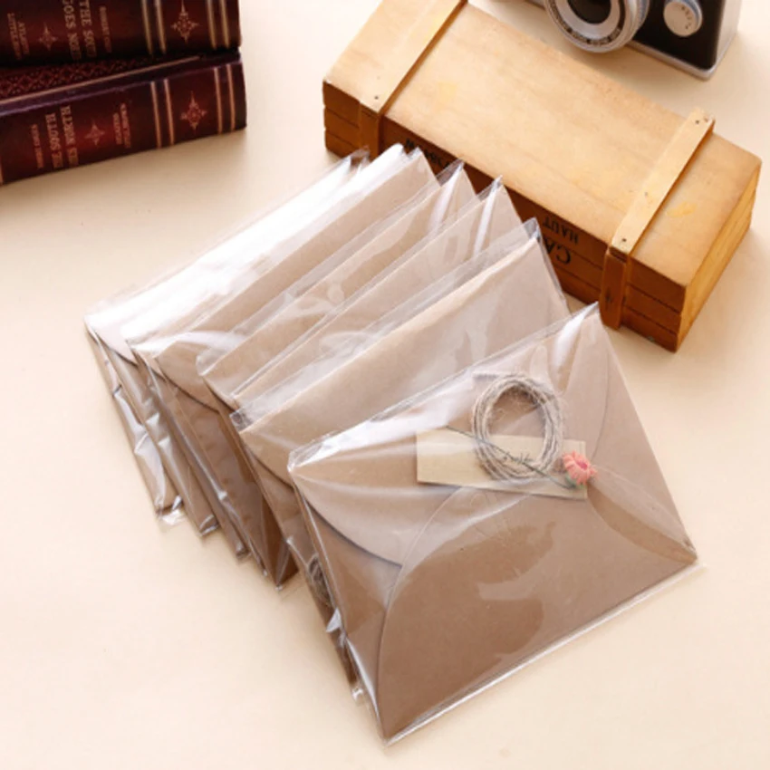 3 упак./лот Новое поступление Винтаж крафт Бумага засушенные цветы с конверт