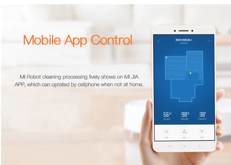 Xiaomi Mi робот пылесос для дома фильтр пыли стерилизовать роликовая щетка Smart планируется пульт дистанционного управления телефоном Управление