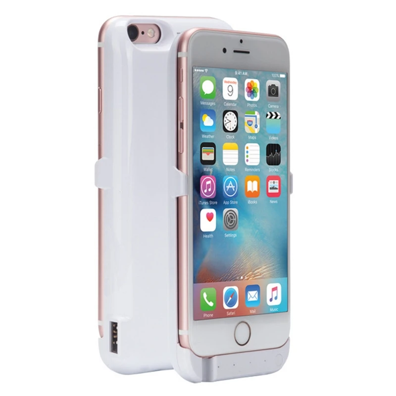 

For iPhone 5 SE 5 5S battery charger case Slim full cover power bank shockproof For iPhone 6 6S 7 8 Plus Charging Back cover