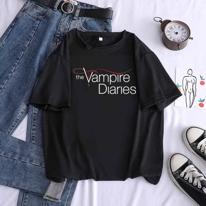 

Winter Kpop the Vampire diaries WOMEN t-shirt Y2K Casual Hoodie Couple Sweatshirt Oversize Autumn Coat Sports Loose Outfit Women