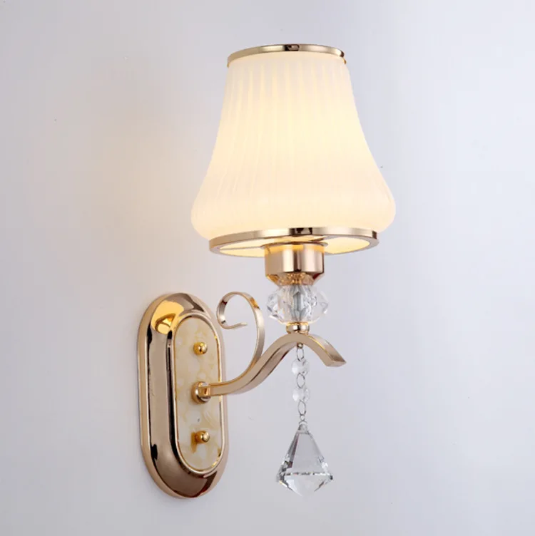 

crystal led wall light Modern Bedside Wall Lights For Living Room Decoration Wall Sconce Led Home Lighting Bathroom Wall Lamp