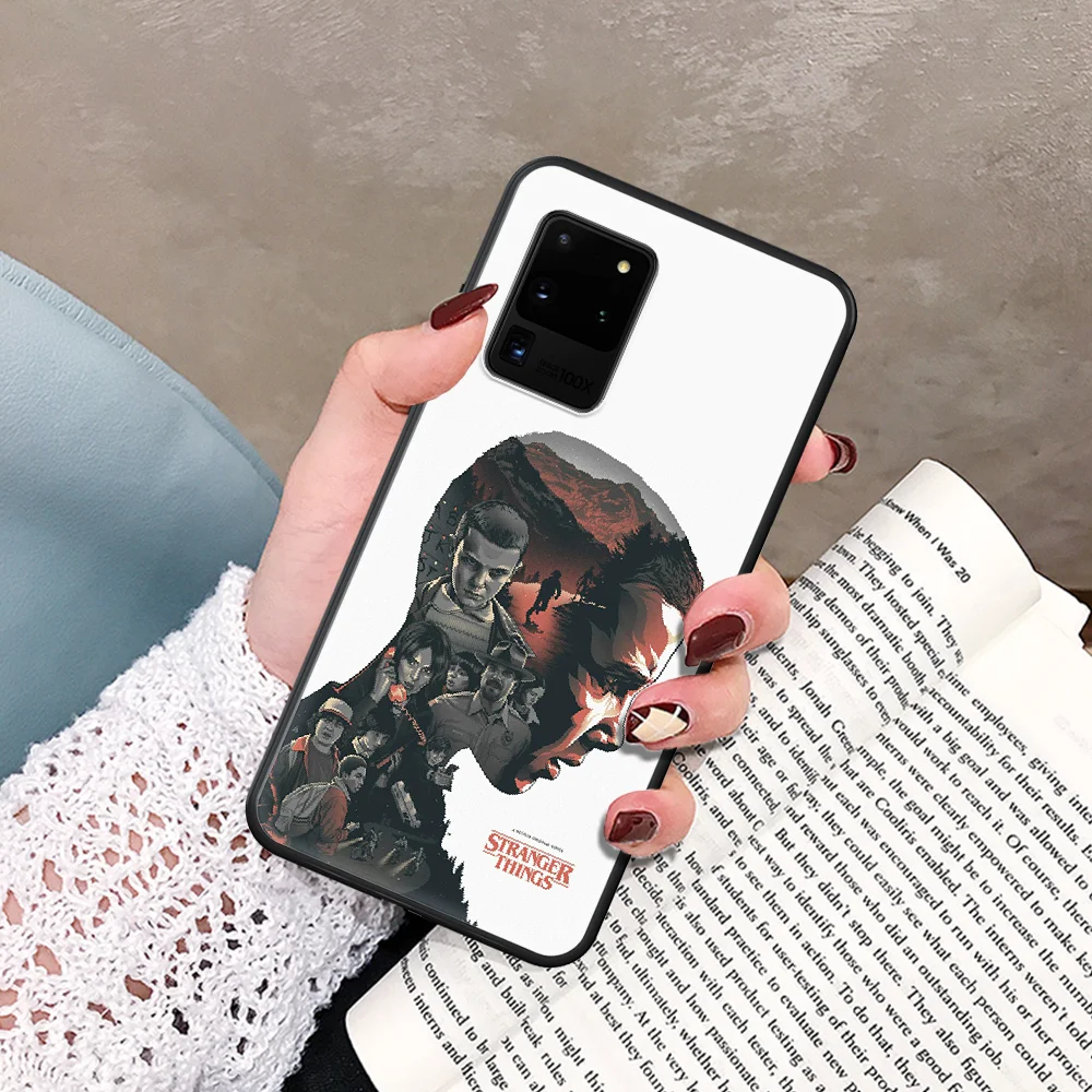 

Stranger Things Season 3 Phone Case For Samsung Galaxy Note S 8 9 10 20 Plus E Lite Uitra black Waterproof Tpu Back Luxury Coque