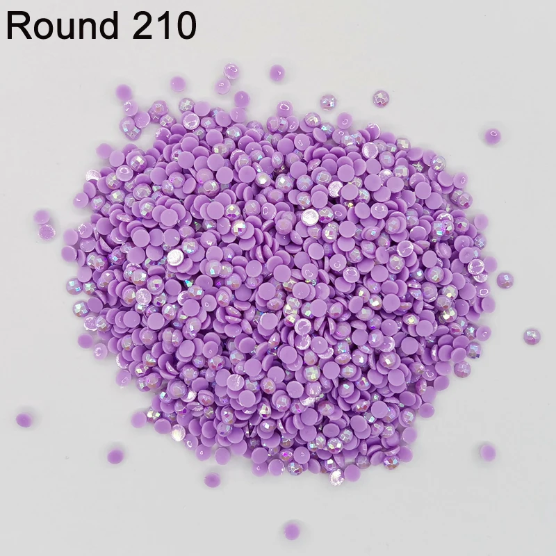 2022 New AB Stone Round Drills For DIY Diamond Painting Embroidery Rhinestones Colorful Mosaic diamond Resin Electroplating | Дом и сад