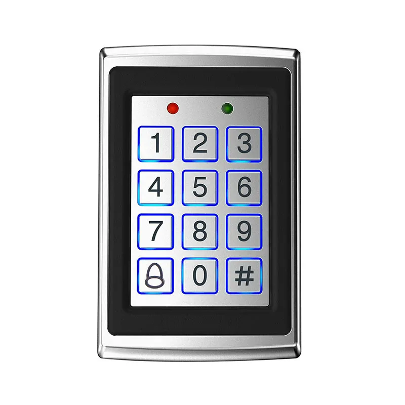 

1000 Users Metal Case Keypad Access Controller with Backlight Single Door Control Independent Code Access Device Digital
