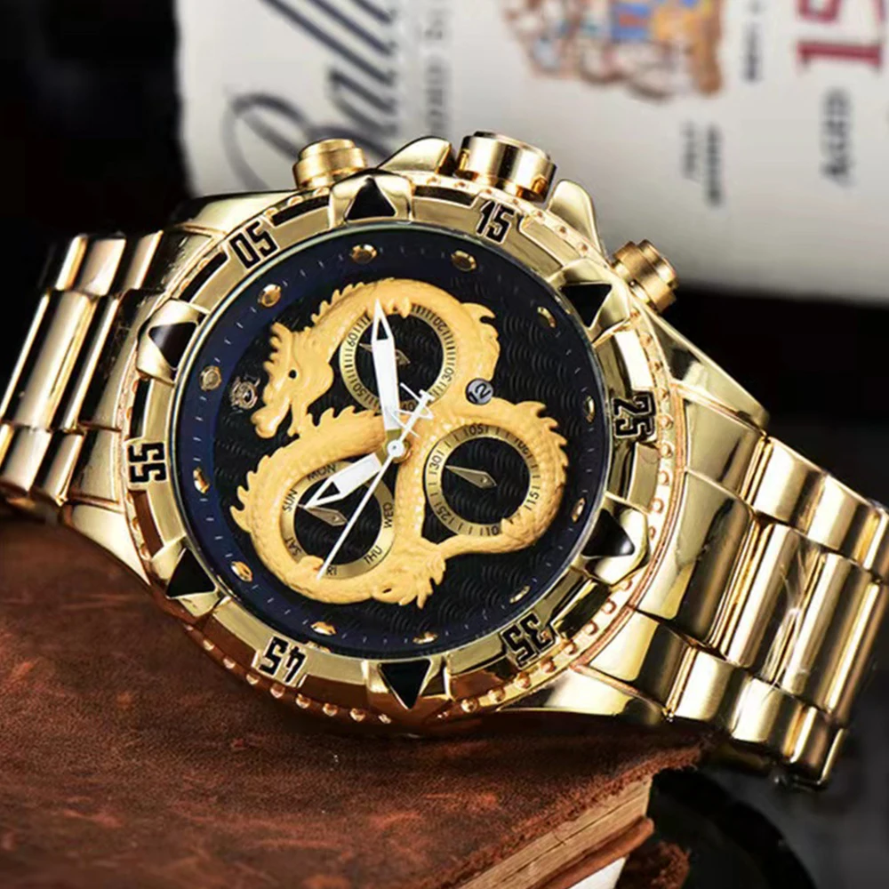 

Мужские часы-хронограф с календарем и хронографом