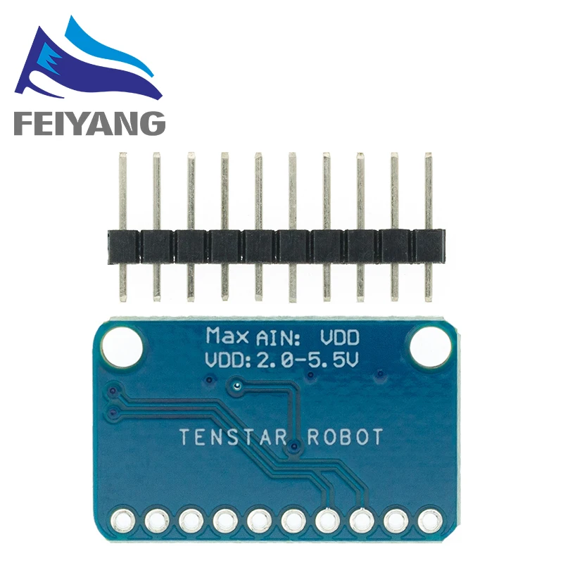 16 битный I2C ADS1115/ADS1015 модуль ADC 4 канальный с усилителем усиления RPi|development board|board