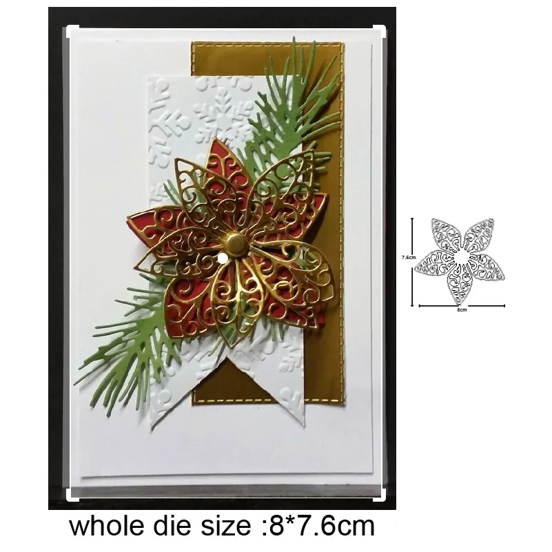 

christmas berry flowers Metal Cutting Dies for DIY Scrapbooking Album Paper Cards Decorative Crafts Embossing Die Cuts