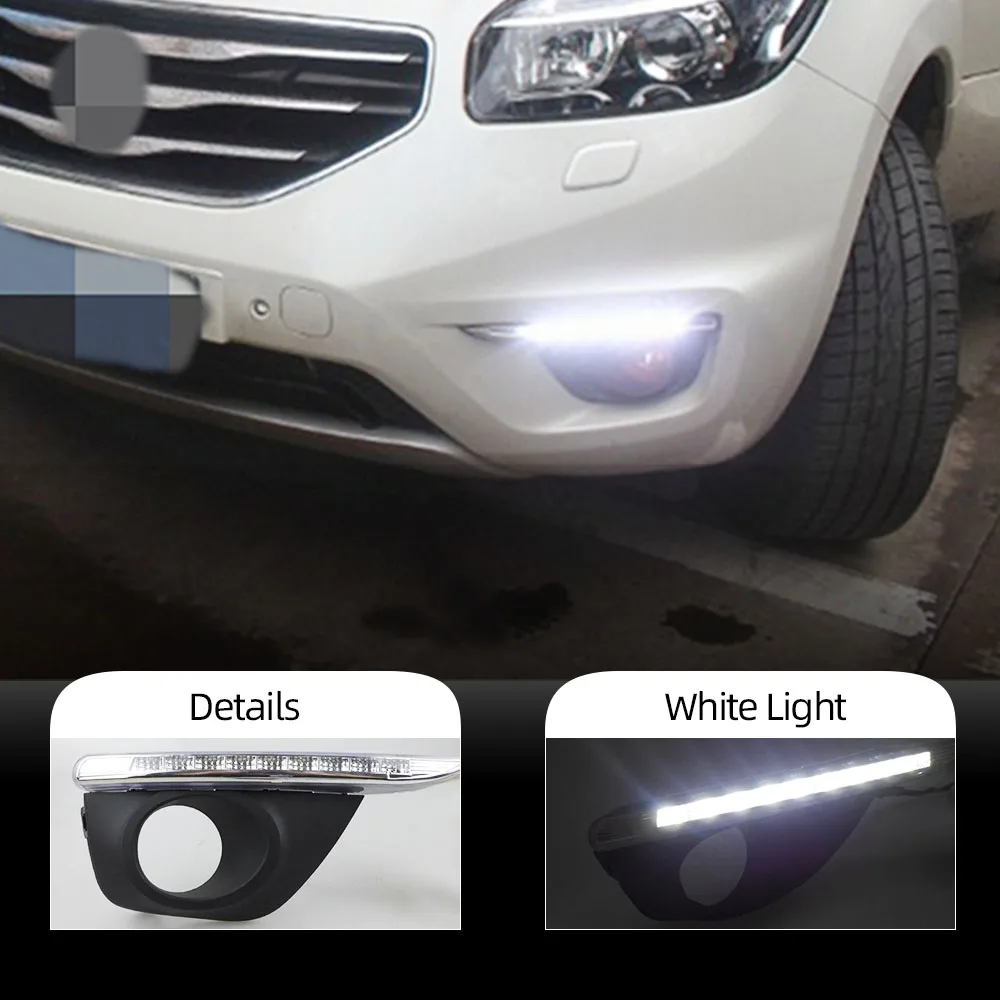 2 шт. дневные ходовые огни для Renault Koleos 2011 2012 2013 2014 Светодиодный дневной светильник