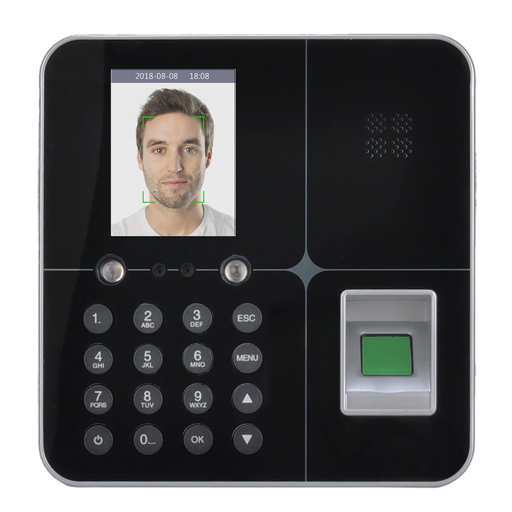 

Facial and Password and Fingerprint Attendance Time Device Large Capacity LAN Connection Software 2.8Inch LCD Attendance Machine