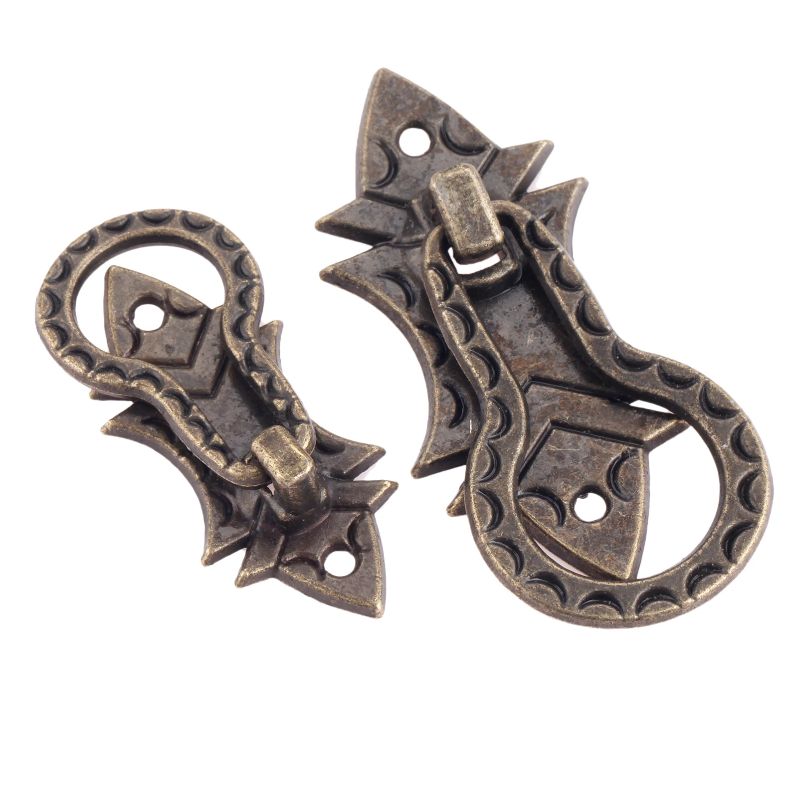 Винтажная металлическая ручка для мебели 2 шт. бронзовая ручки шкафа и выдвижной