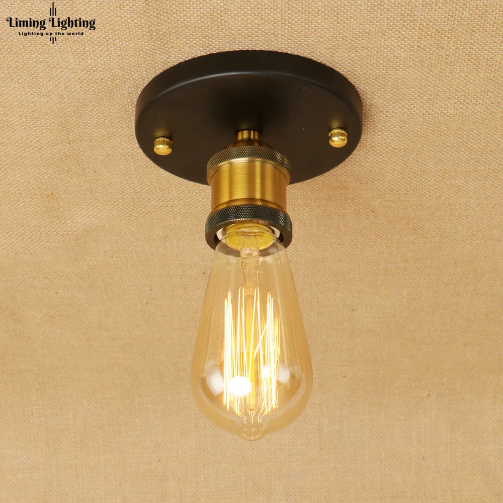 Лофт винтажные потолочные светильники Lamparas De Techo Lustre Luminaria Abajur комнатная потолочная лампа освещение Промышленное освещение для гостиной