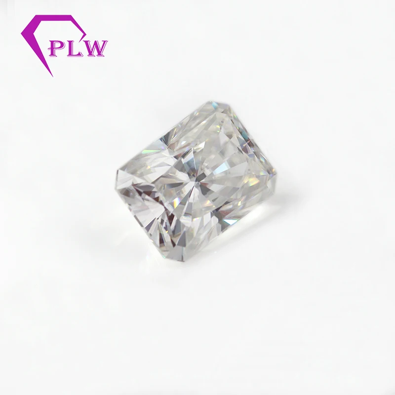 D Цвет 1 шт. 4 карата 8*10 мм лучистой огранки и 2 5x4x2 0.4ct коническая огранка Муассанит