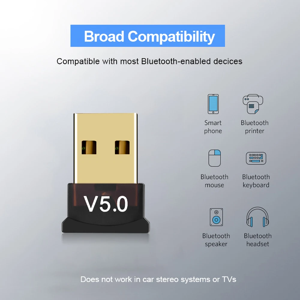 KEBIDU Bluetooth 5 0 аудио приемник передатчик для компьютера ключ музыкальный