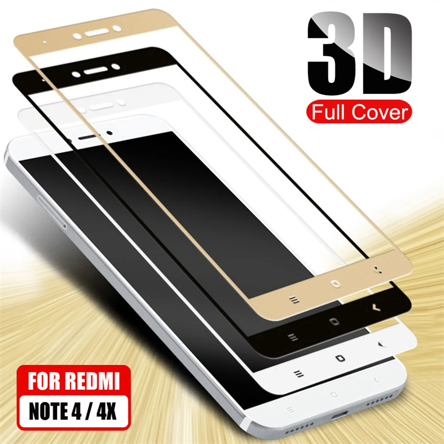 3D полное покрытие из закаленного стекла для Xiaomi Redmi Note 4 4X Redmi Note 4 Pro Note 4X глобальная Версия защитная пленка для экрана