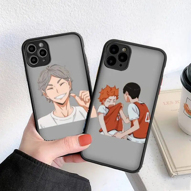 

karasuno high haikyuu volleyball team pantone Phone Case For iphone 12 11 8 7 plus mini x xs xr pro max matte transparent cover