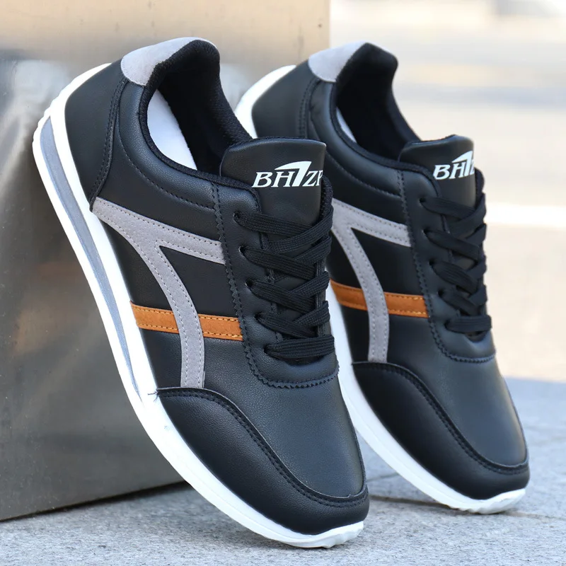 

2021 Autumn Men's Outdoor Casual Lace-Up Shoes for Men Waterproof Wear-resistant Comfortable Breathable Walking Sneakers