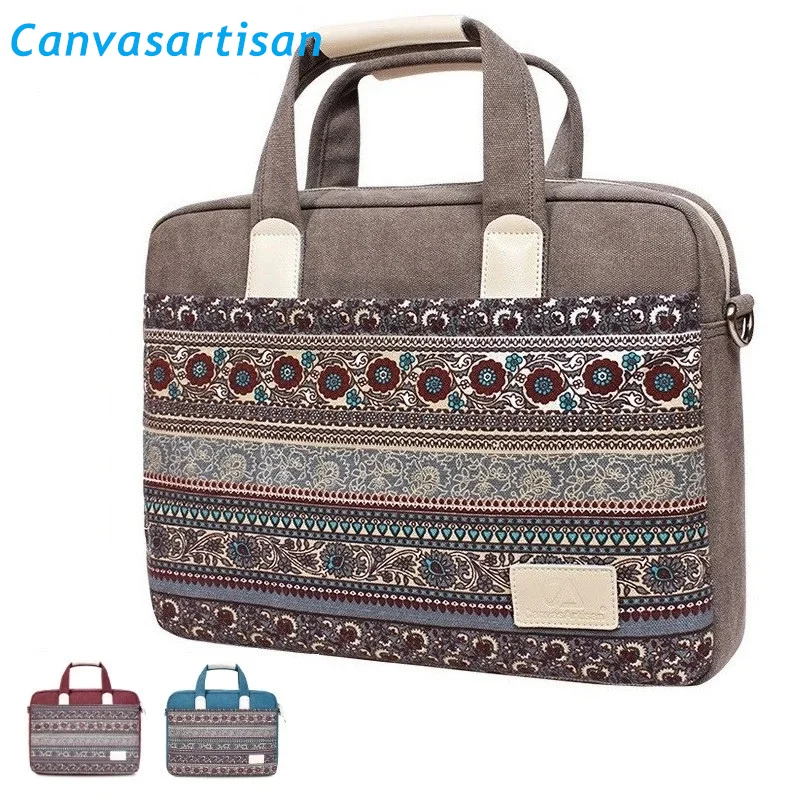 

New Brand Bohemia Messenger Bag Laptop Bag 13",14",15",15.6 inch, Case For MacBook Air Pro, Wholesale Drop Free Shipping V210