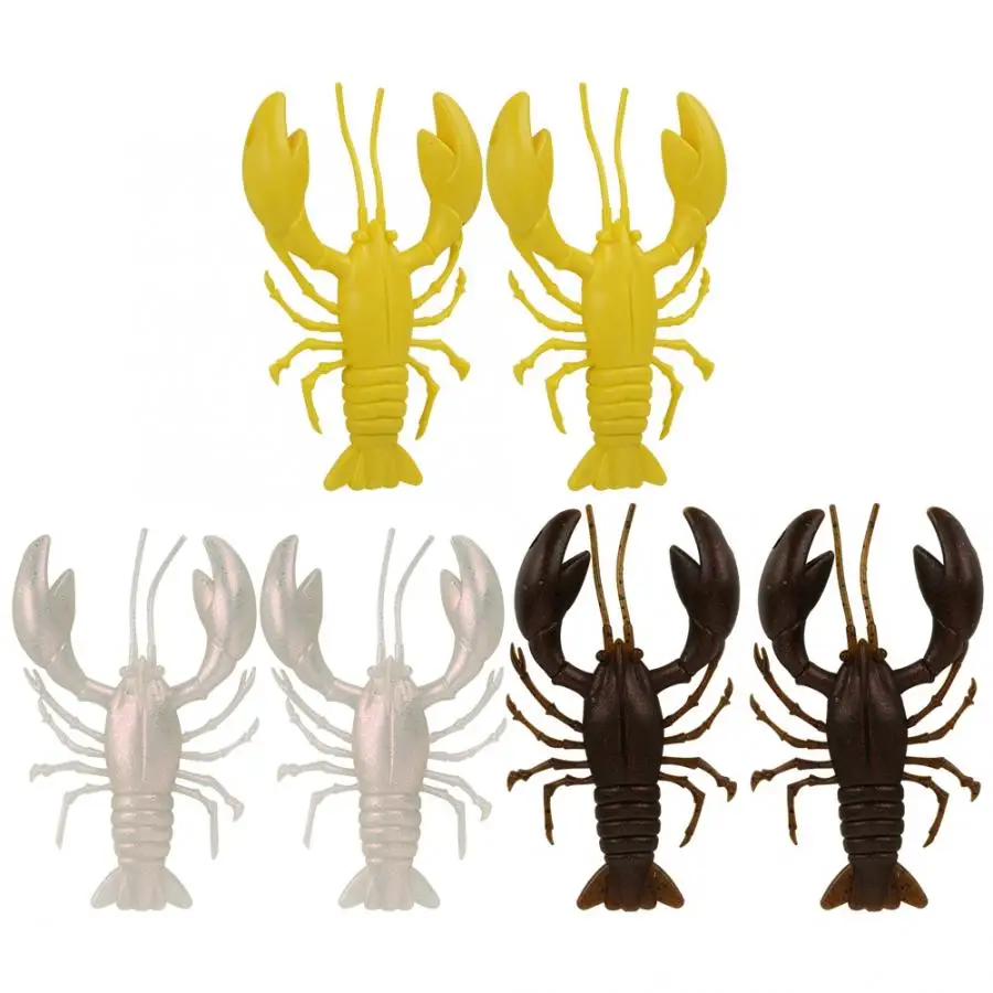 2 шт. приманка для ловли рыбы моделирование Раков Омар форма искусственные