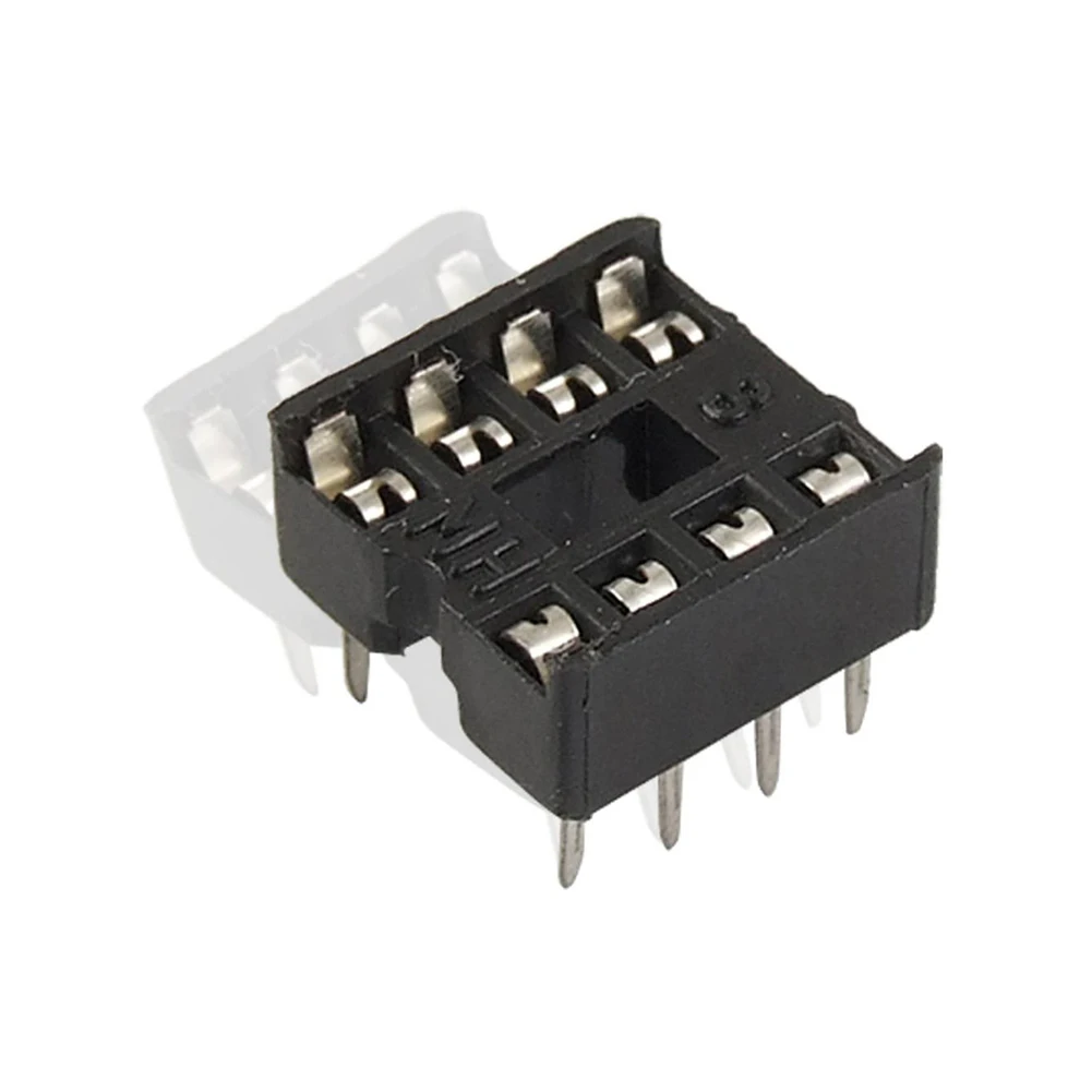 

10 Pcs Professional Solder Type 8 PIN DIP Integrated Circuit IC Sockets Adapter