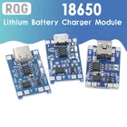 Зарядная плата TP4056 18650, модуль зарядного устройства 5В 1A с Micro USB 18650 типа c для литиевой батареи, с двойной функции защиты, 1 шт.
