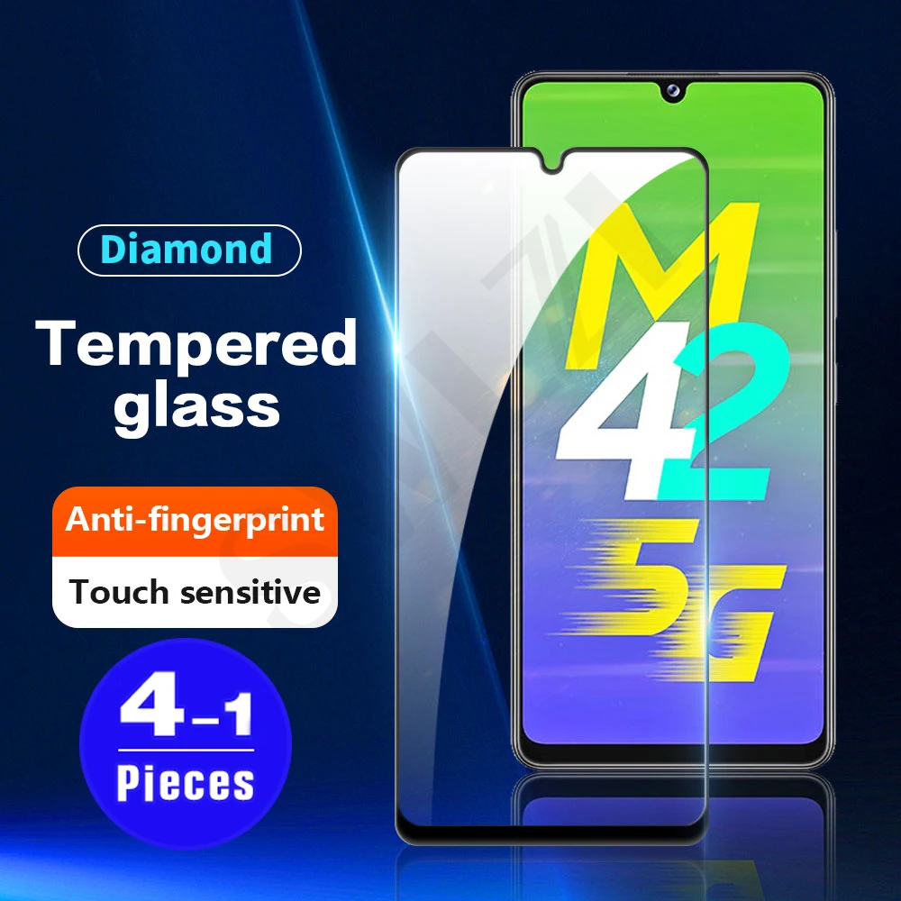Закаленное стекло 9D для Samsung Galaxy M42 M01 M01S M11 M21 M21S M31 Prime M31S M51, Защитная пленка для экрана телефона, 1-4 шт.