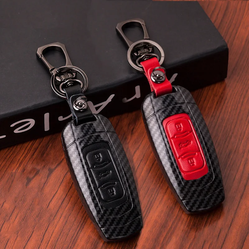 Кожаный чехол для автомобильного ключа с дистанционным управлением из