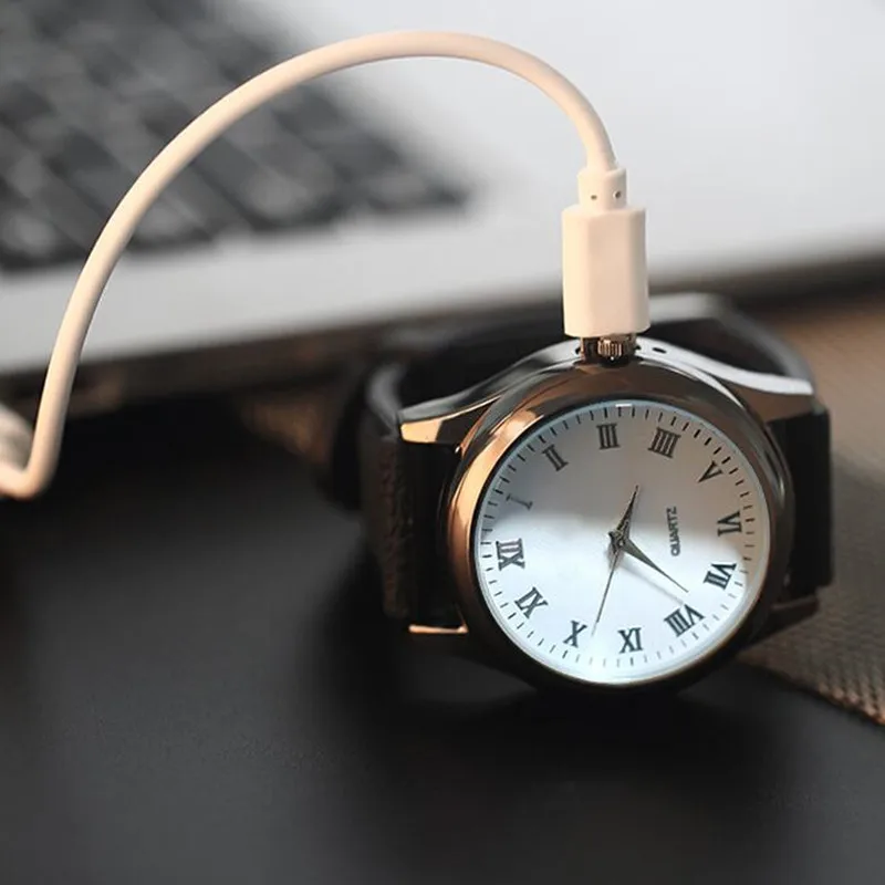 Новинка многофункциональная модная USB Зажигалка для часов курения сигарет