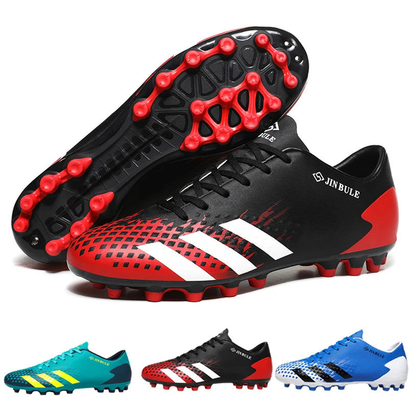 

2020 Spike football shoes for Youth Tie men's football shoes non-slip children's training football shoes Otr Cleats sports shoes