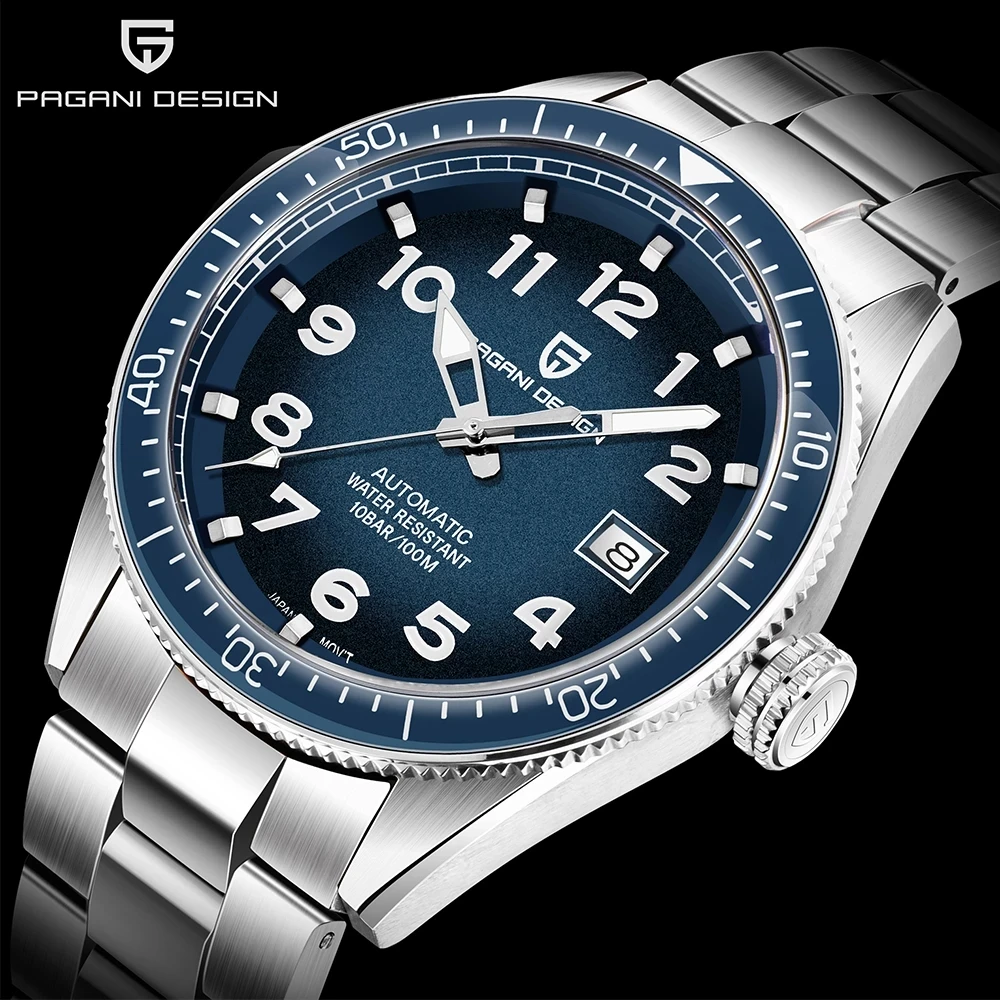 

PAGANI Design 2021 Luxury Business Sport Mechanical Wristwatch Brand Men Watches Automatic Stainless Steel Waterproof Watch Men