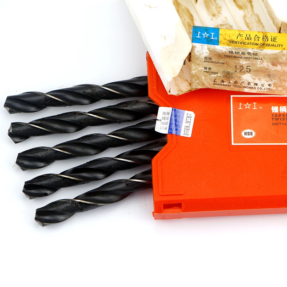 Спиральное сверло с конусным хвостовиком для станка ЧПУ 2 мм материал HSS конус