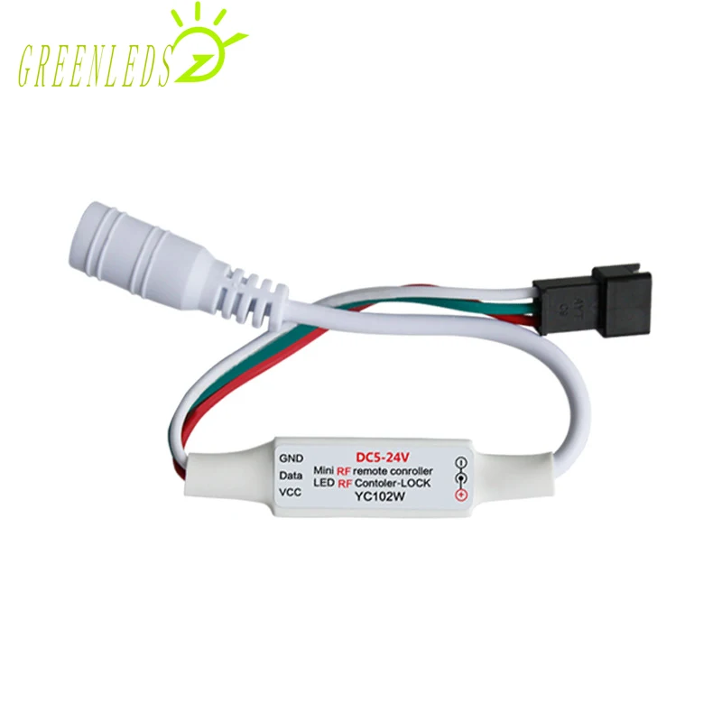 Контроллер LED Pixel RGB RF17Keys пульт дистанционного управления JM-HC-17KEY DC5-24V 2048 точек