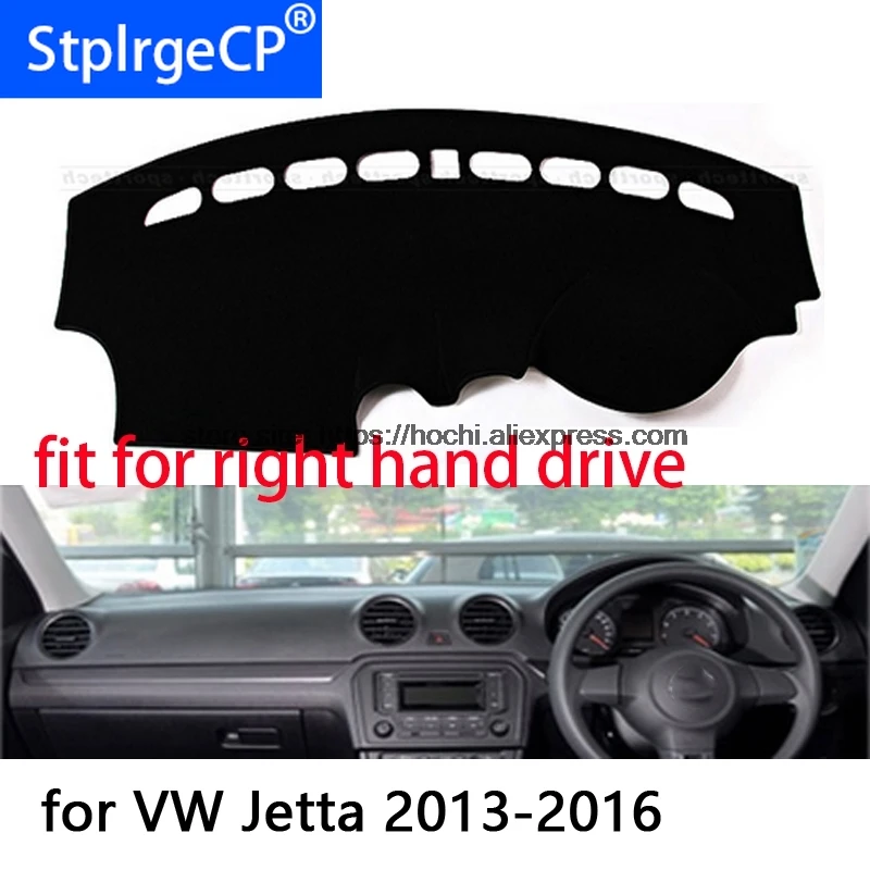 

Коврик для правой приборной панели Volkswagen VW jetta, защитный коврик, черный, redcar-styling, внутренняя установка, наклейка, коврик, товары