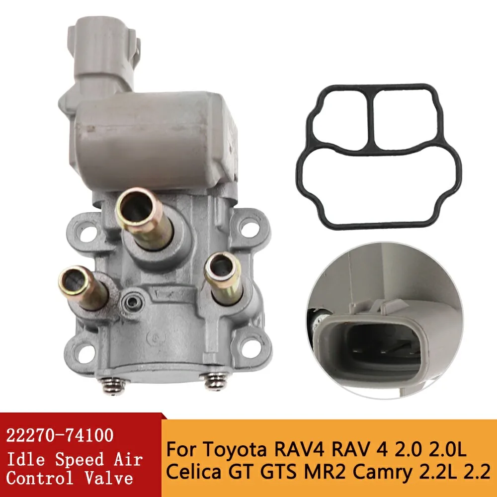 2227074100 регулирующий клапан холостого хода с прокладкой для Toyota RAV4 Celica GTS MR2 Camry DX LE